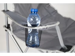 Camp Gear Stoel Opvouwbaar Grijs -Outdoor Opties 1 3 camp gear stoel opvouwbaar grijs