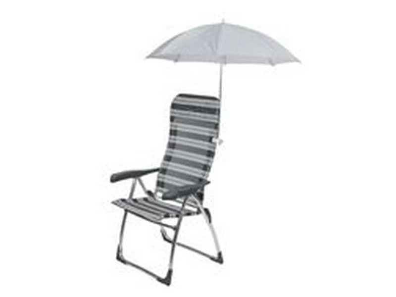 Bo-Camp Stoelparasol Universeel Ø 106cm Grijs 1 Bo-Camp Stoelparasol Universeel Ø 106cm Grijs