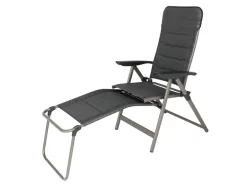 Eurotrail Voetenbank Jura Gepolsterd Textil Antraciet