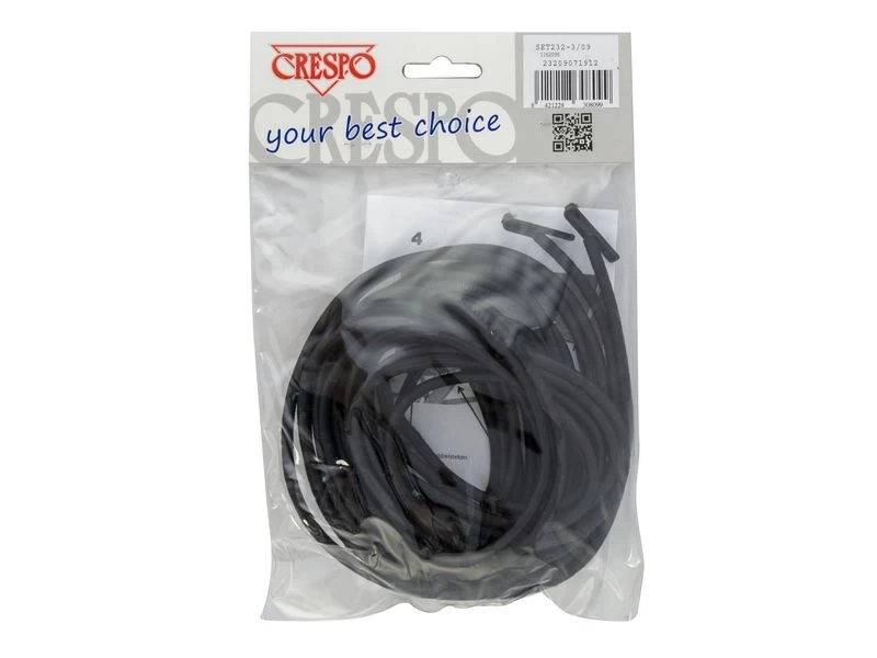 Crespo Elastiek Relaxstoelen 2x Kort 2x Lang Zwart 2 Crespo Elastiek Relaxstoelen 2x Kort 2x Lang Zwart - Image 2