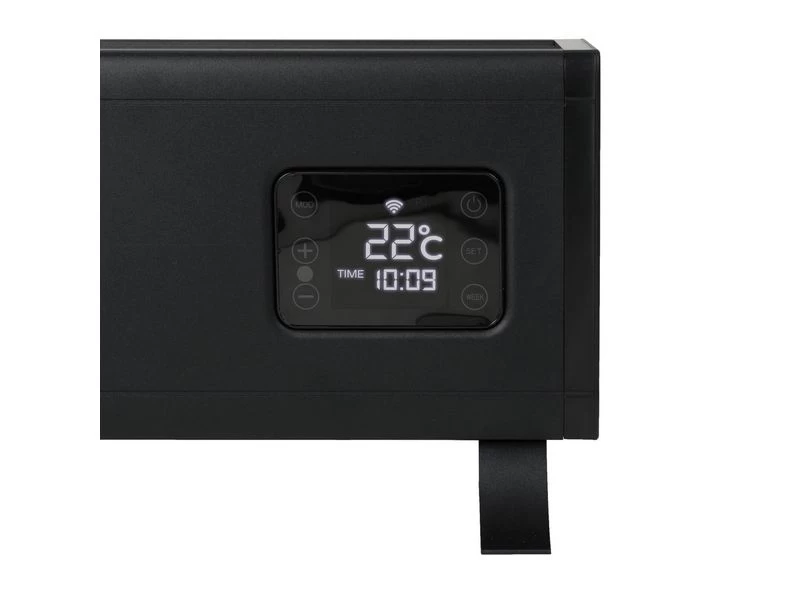 Eurom Alutherm Baseboard 2000 Black Elektrische Convector Kachel 5 Eurom Alutherm Baseboard 2000 Black Elektrische Convector Kachel - Image 5