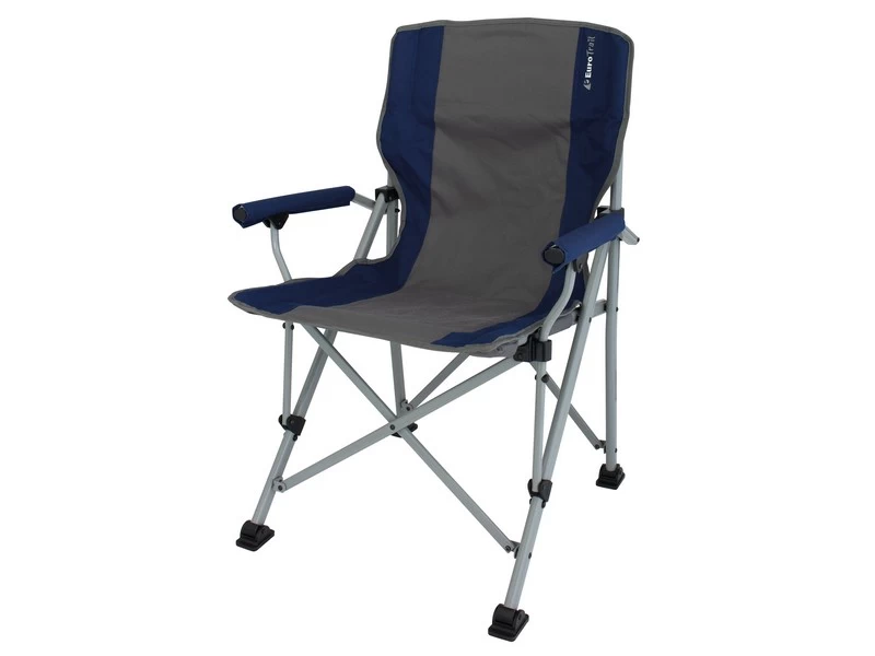 Eurotrail Vouwstoel Bolzano Grijs-Marine 1 Eurotrail Vouwstoel Bolzano Grijs-Marine