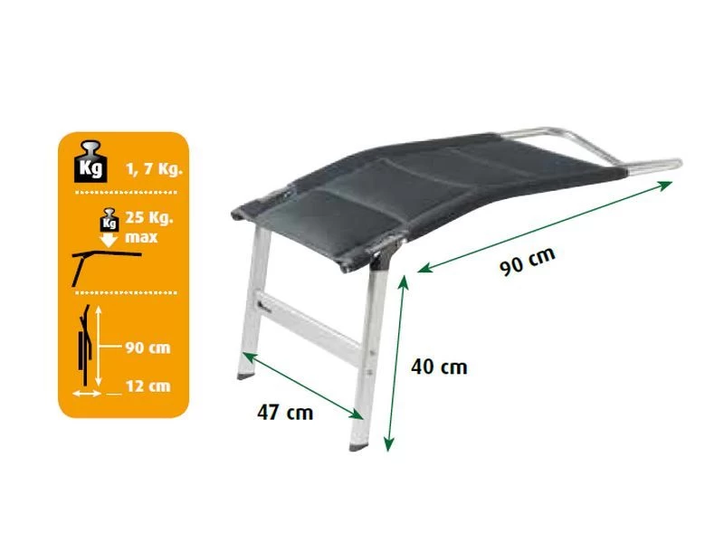 Dukdalf Voetenbank Fortissimo 8800 Antraciet 2 Dukdalf Voetenbank Fortissimo 8800 Antraciet - Image 2