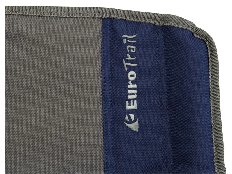 Eurotrail Vouwstoel Bolzano Grijs-Marine 3 Eurotrail Vouwstoel Bolzano Grijs-Marine - Image 3