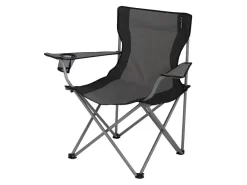 Eurotrail Vouwstoel Lausanne Staal Grijs-Zwart