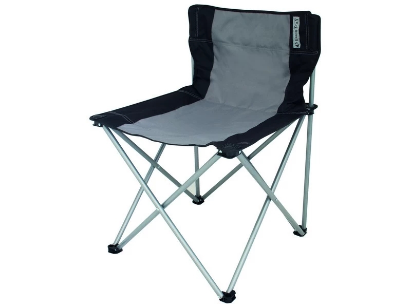 Eurotrail Vouwstoel Tilac Staal Grijs-Zwart 1 Eurotrail Vouwstoel Tilac Staal Grijs-Zwart