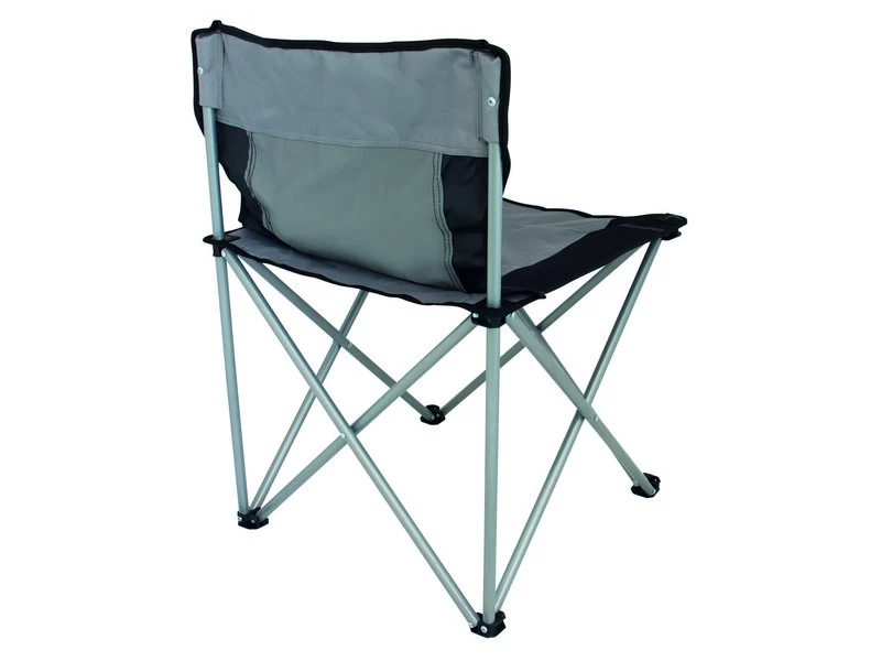 Eurotrail Vouwstoel Tilac Staal Grijs-Zwart 2 Eurotrail Vouwstoel Tilac Staal Grijs-Zwart - Image 2