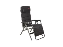 Crespo Kampeer Relaxstoel Ap-232 Air-deluxe Zwart Kleur 80