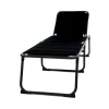 Travellife Barletta Kampeer- Tuinligbed Relax Zwart