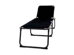 Travellife Barletta Kampeer- Tuinligbed Relax Zwart