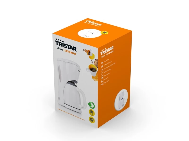 Tristar Koffiezetapparaat 1 Liter 900 Watt Wit + Thermoskan 5 Tristar Koffiezetapparaat 1 Liter 900 Watt Wit + Thermoskan - Image 5