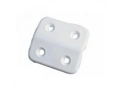 Fjord Outdoor Scharnier Wit Kunststof à 4 St.