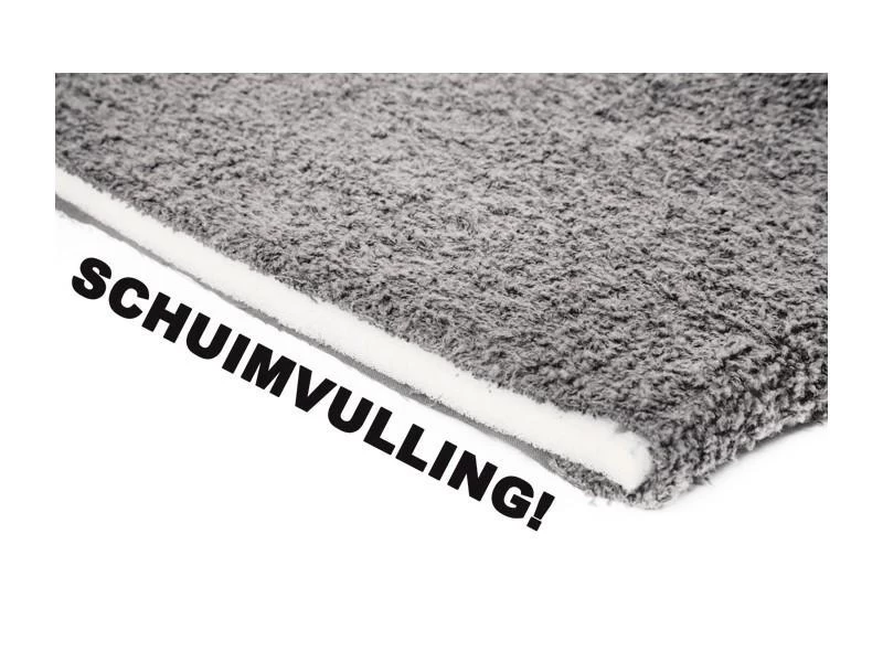 Bo Camp Badstof Stoelhoes Gepolsterd M Licht Grijs 2 Bo Camp Badstof Stoelhoes Gepolsterd M Licht Grijs - Image 2