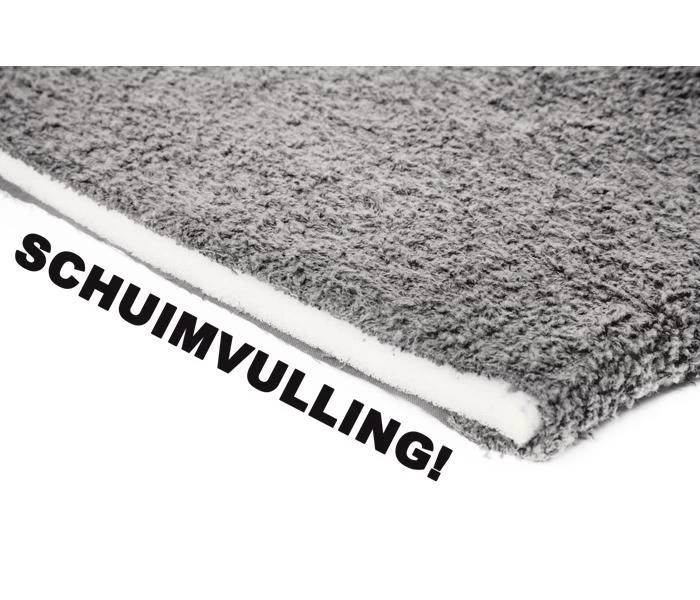 Bo Camp Badstof Stoelhoes Gepolsterd Xl Grijs 2 Bo Camp Badstof Stoelhoes Gepolsterd Xl Grijs - Image 2