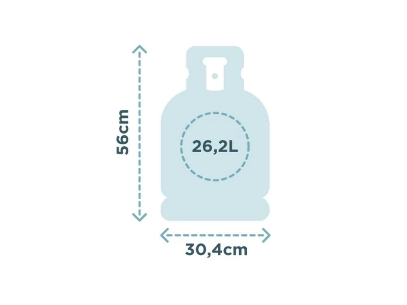 Primagaz 10,5 Kilogram Stalen Gasfles 2 Primagaz 10,5 Kilogram Stalen Gasfles - Image 2