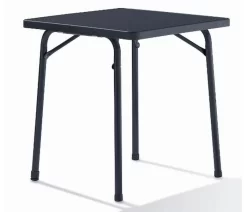 Sieger (camping) Tafel 70 X 70 Cm D.grijs Leisteen Decor.